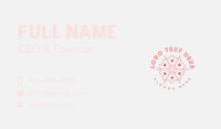 Heart Knitting Needle Business Card Preview