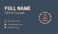 Star Player Lettermark Business Card Image Preview