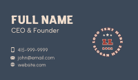 Star Player Lettermark Business Card Preview