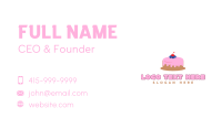 Blueberry Cherry Cake Business Card Image Preview