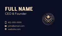 Chef Hat Knife Restaurant Business Card Image Preview