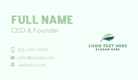 Aquatic Fish Leaf  Business Card Preview