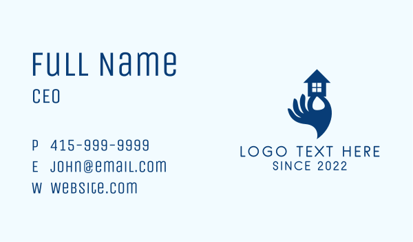 Home Mortgage Hands Business Card Design Image Preview