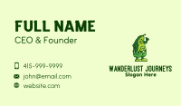 Muscular Healthy Avocado  Business Card Image Preview