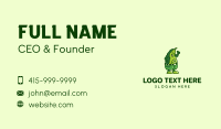Muscular Healthy Avocado  Business Card Preview