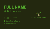 Human Tree Leaves Business Card Image Preview