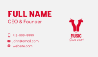 Red Cow Wine  Business Card Image Preview