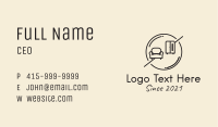 Minimalist Furniture Shop  Business Card Image Preview