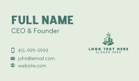 Natural Home Landscaping Business Card Preview