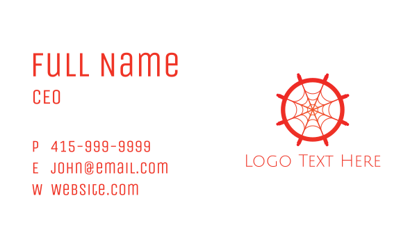 Wheel Web Business Card Design
