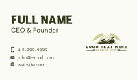 Lawn Mower Garden Cleaning Business Card Image Preview