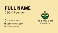 Organic Rice Field  Business Card Image Preview