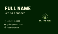 Garden Lawn Mower Business Card Design