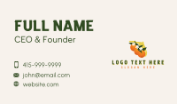 Florida Orange Blossom Business Card Design