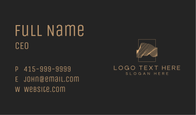 Abstract Aesthetic Wave Business Card Image Preview