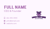 Gamer Pirate Bear Business Card Image Preview