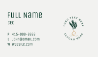 Organic Herbal Oil Business Card Image Preview