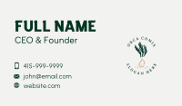 Organic Herbal Oil Business Card Image Preview