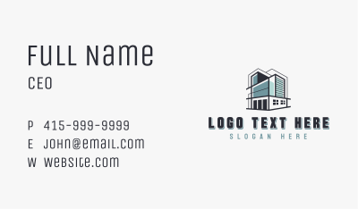 Real Estate Architecture Business Card Image Preview