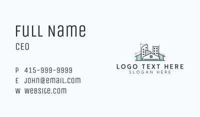 Home Residence Architect Business Card Image Preview