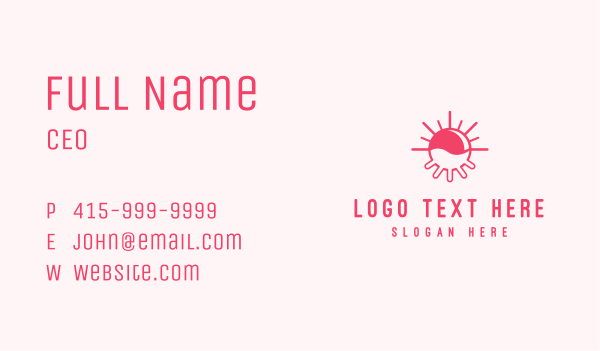 Sun Cow Udder  Business Card Design Image Preview