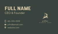 Nature Star Deer Business Card Design