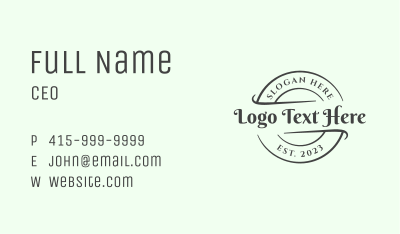 Startup Clothing Shop Business Card Image Preview