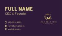 Golden Wild Elephant Business Card Image Preview