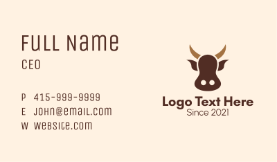 Cattle Livestock Farm  Business Card Image Preview