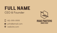 Construction Trowel Tool Business Card Image Preview