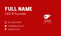 White Eagle Wings Business Card Image Preview