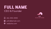 Hair Mask Salon Business Card Image Preview