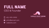 Hair Mask Salon Business Card Preview