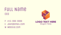 3D Abstract Shape Business Card Image Preview