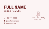Woman Flower Spa Business Card Image Preview