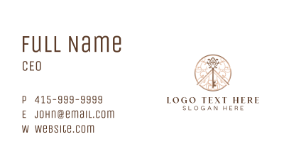 Antique Key Realty Business Card Image Preview