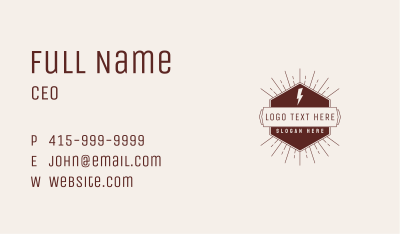 Retro Craft Business Business Card Image Preview