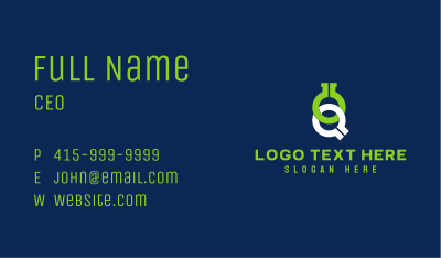 Letter Q Technology Startup Business Card Image Preview