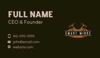 Hammer Carpentry Construction Business Card Image Preview