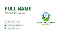 Green Plant House Business Card Image Preview