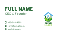 Green Plant House Business Card Image Preview