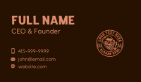 Skull Tobacco Pipe Business Card Image Preview