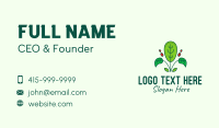 Eco Plant Gardening Business Card Design