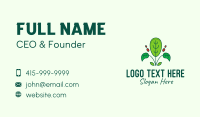 Eco Plant Gardening Business Card Image Preview