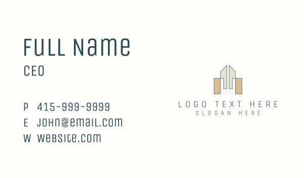 Cityscape Building Architecture  Business Card Design Image Preview