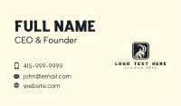 Ibex Goat Horns Business Card Image Preview