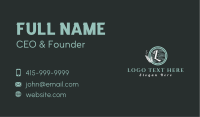 Elegant Beautiful Lettermark  Business Card Image Preview