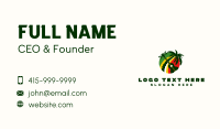 Jamaican Guitar Reggae Business Card Preview