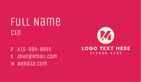 Commercial Letter M Business Card Image Preview