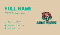 Big Hat Skeleton Business Card Image Preview